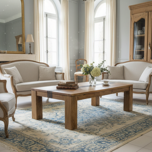 Mesa de centro rectangular | Acacia Tatoo