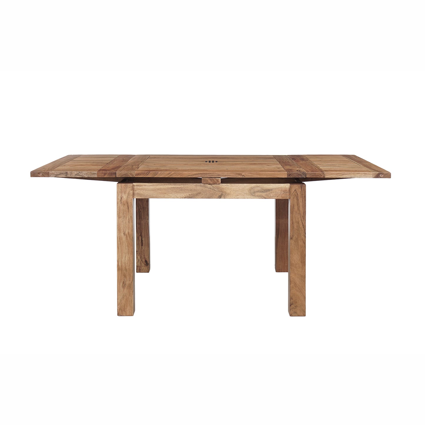 Table à manger carréé allonge 100 - Acacia Gordon