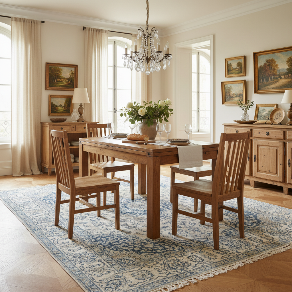 Table à manger rectangulaire allonge | Acacia Gordon