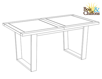 Table de repas extensible | Acacia Forest