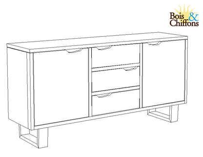 Buffet en bois | Acacia Forest