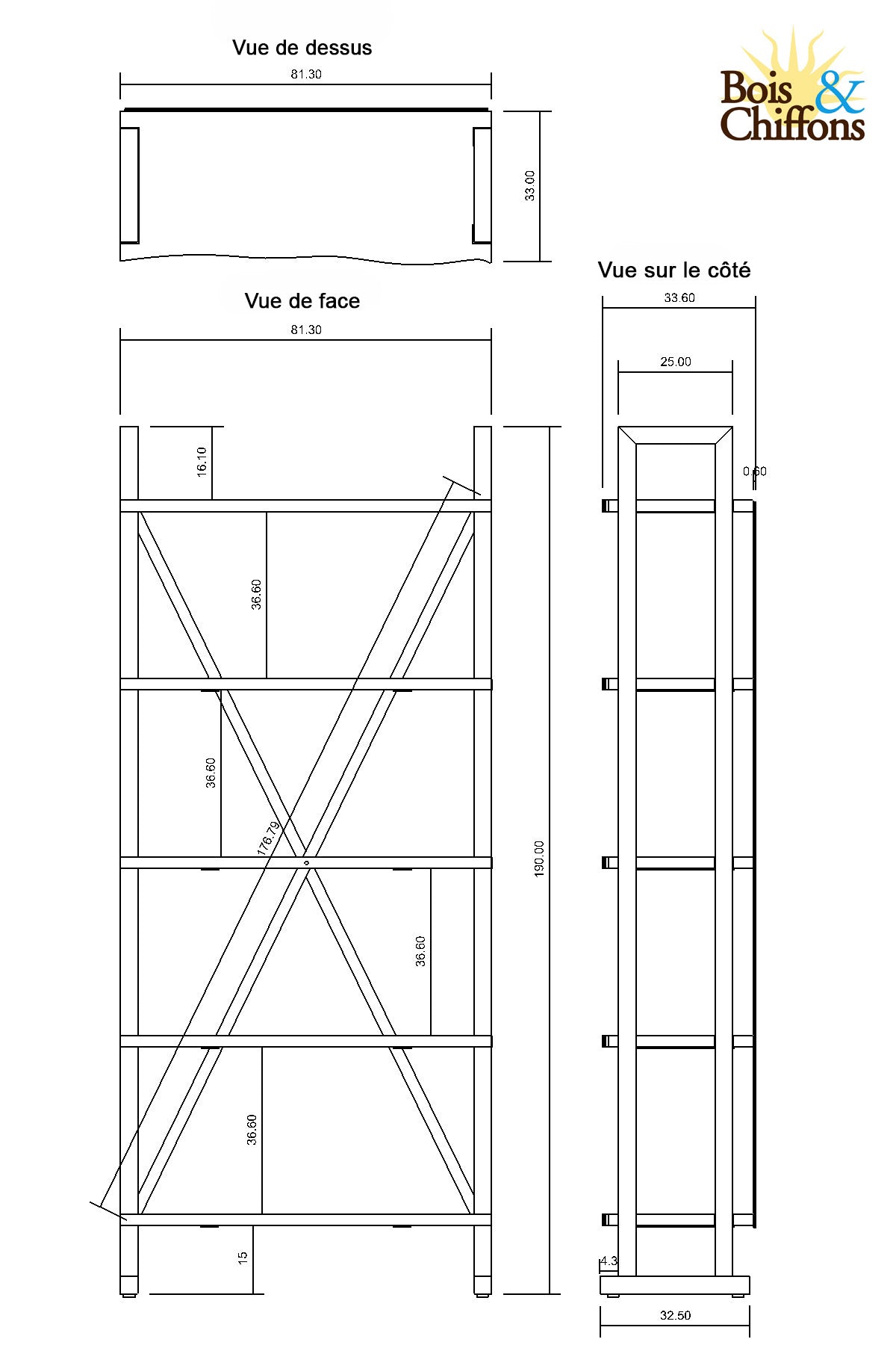 Etagere en bois | Acacia Forest