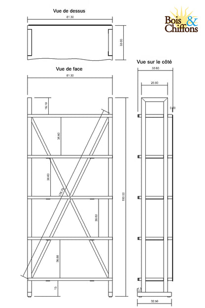 Etagere en bois | Acacia Forest