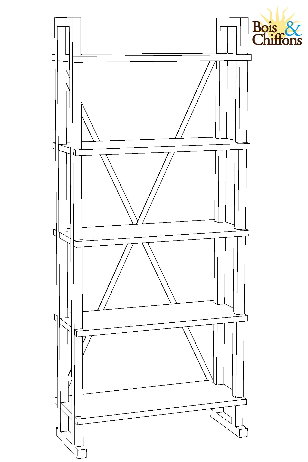 Etagere en bois | Acacia Forest