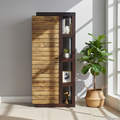 Columna de librería de madera bicolor - Bisagra izquierda | Herods Mango