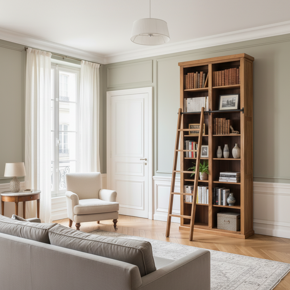 Meuble Bibliothèque en Bois Massif Durable | Bois & Chiffons