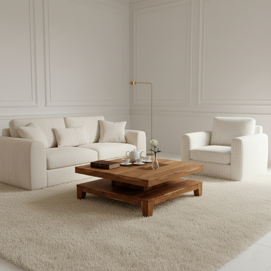 Mesa de centro quadrada | Acacia Kavish II