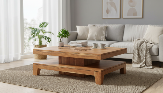 Petite table basse rectangulaire | Acacia Kavish II