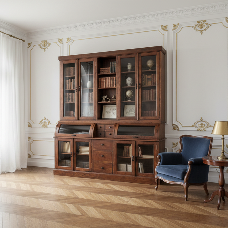 Bibliothèque 2 corps grand modèle | Acacia Cara