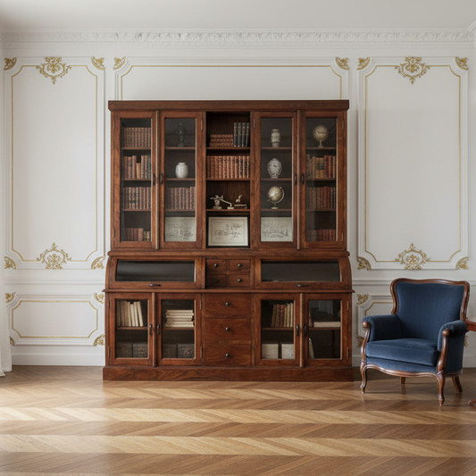 Bibliothèque 2 corps grand modèle | Acacia Cara