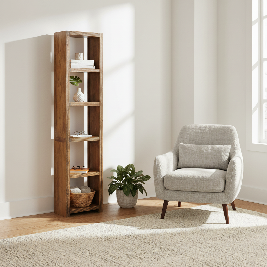 Prateleira com 5 compartimentos A235 cm | Acacia Florence