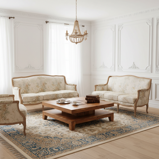 Table basse 110x110 cm | Acacia Kavish II