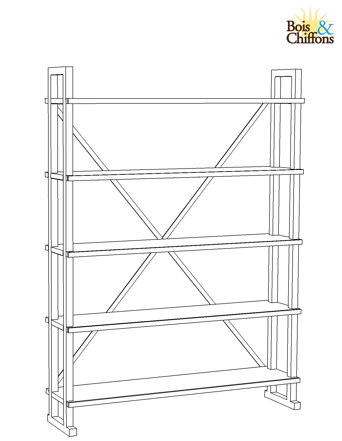 Grande etagere bois | Acacia Forest