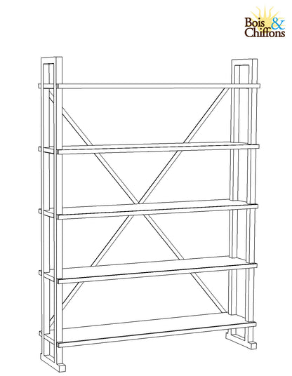 Grande etagere bois | Acacia Forest