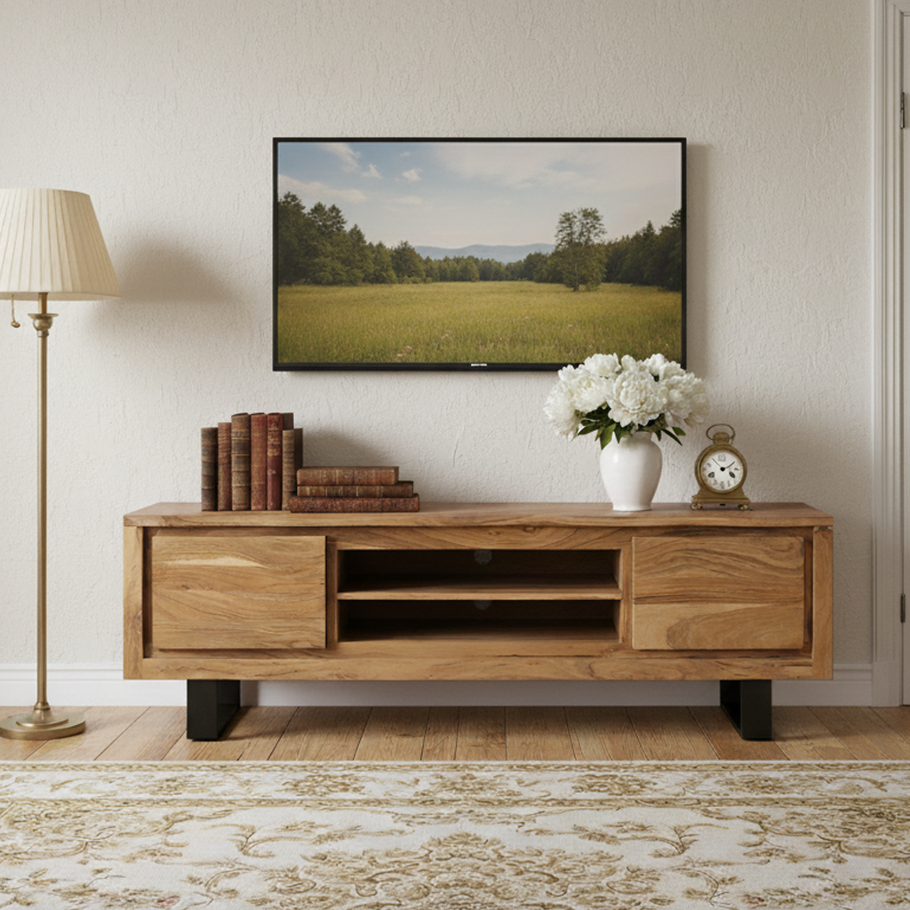 Meuble TV 2 portes | Acacia Bunting