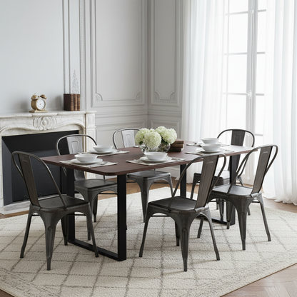 Mesa de comedor de madera de mango 200 cm | Kfir II Madera de Mango