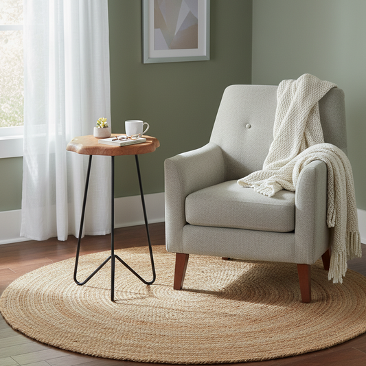 Sellette plateau bois brut | Acacia Racine