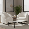 Fauteuil tournante blanche | Mango Gubi New