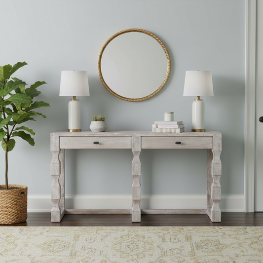 Grande console de madeira | Mango Hampton
