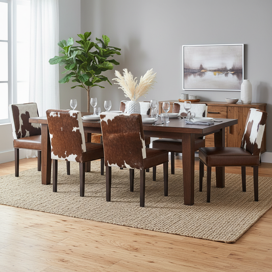 Chaise en peau de vache | Acacia Savage