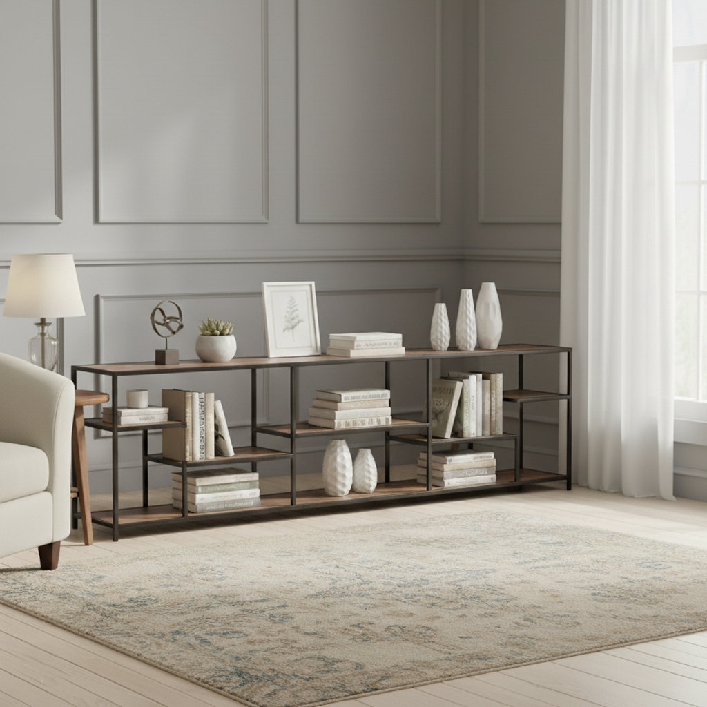 Etagère basse industrielle | Mango Stockholm