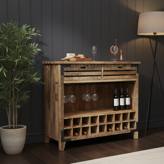 Meuble bar 2 tiroirs | Manguier Farm II