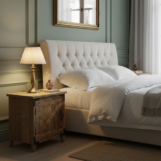 Mesita de noche recta | Mango Farm II