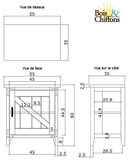 Chevet gauche | Manguier Farm II