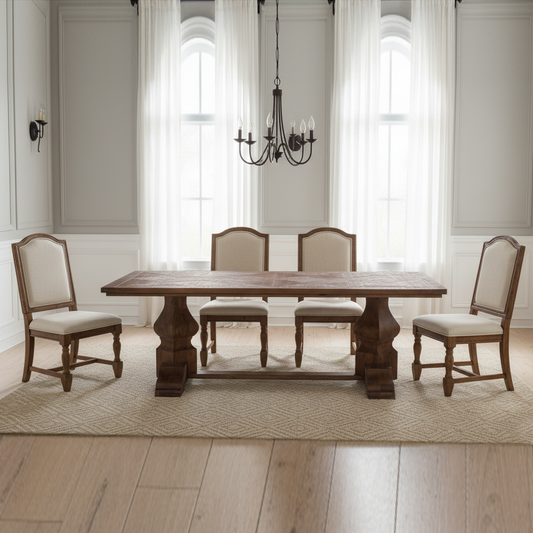 Mesa de comedor de 213 cm | Madera de Mango Kama