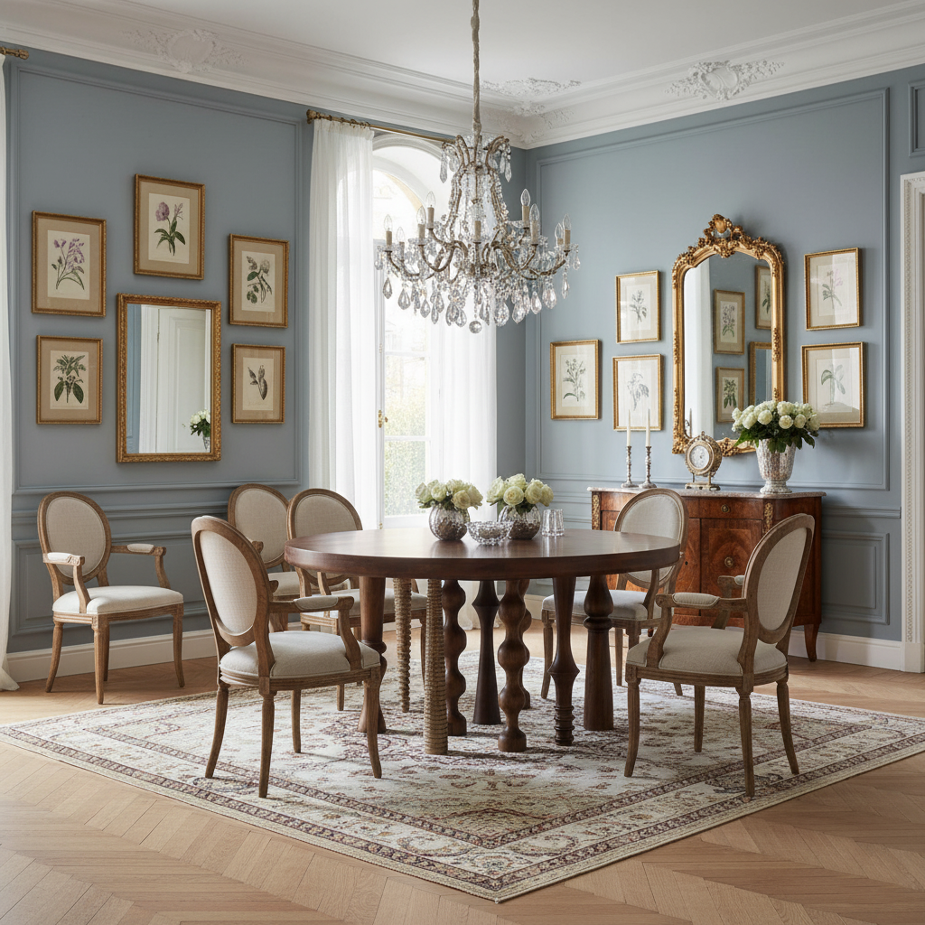 Table de repas ronde 140 cm | Manguier Ramon