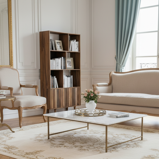 Bibliothèque ouverte 2 portes | Manguier Ramon