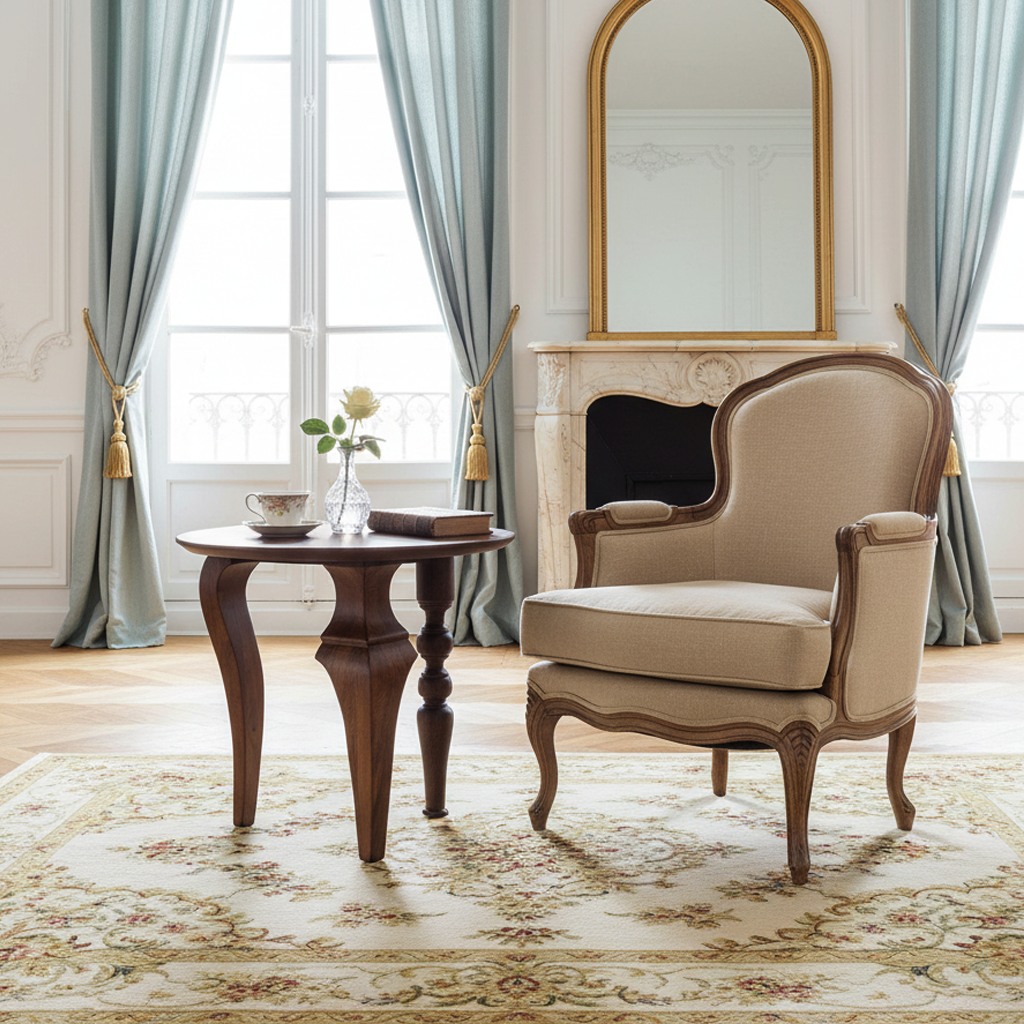 Bout de canapé rond | Manguier Ramon