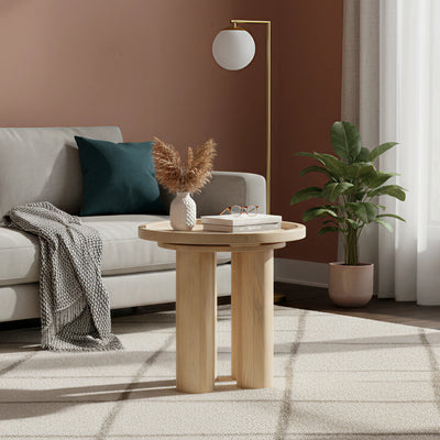 Table d'appoint ronde pour canapé | Mango Barloo