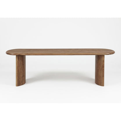 Banc arrondi bois massif | Acacia Ellipse