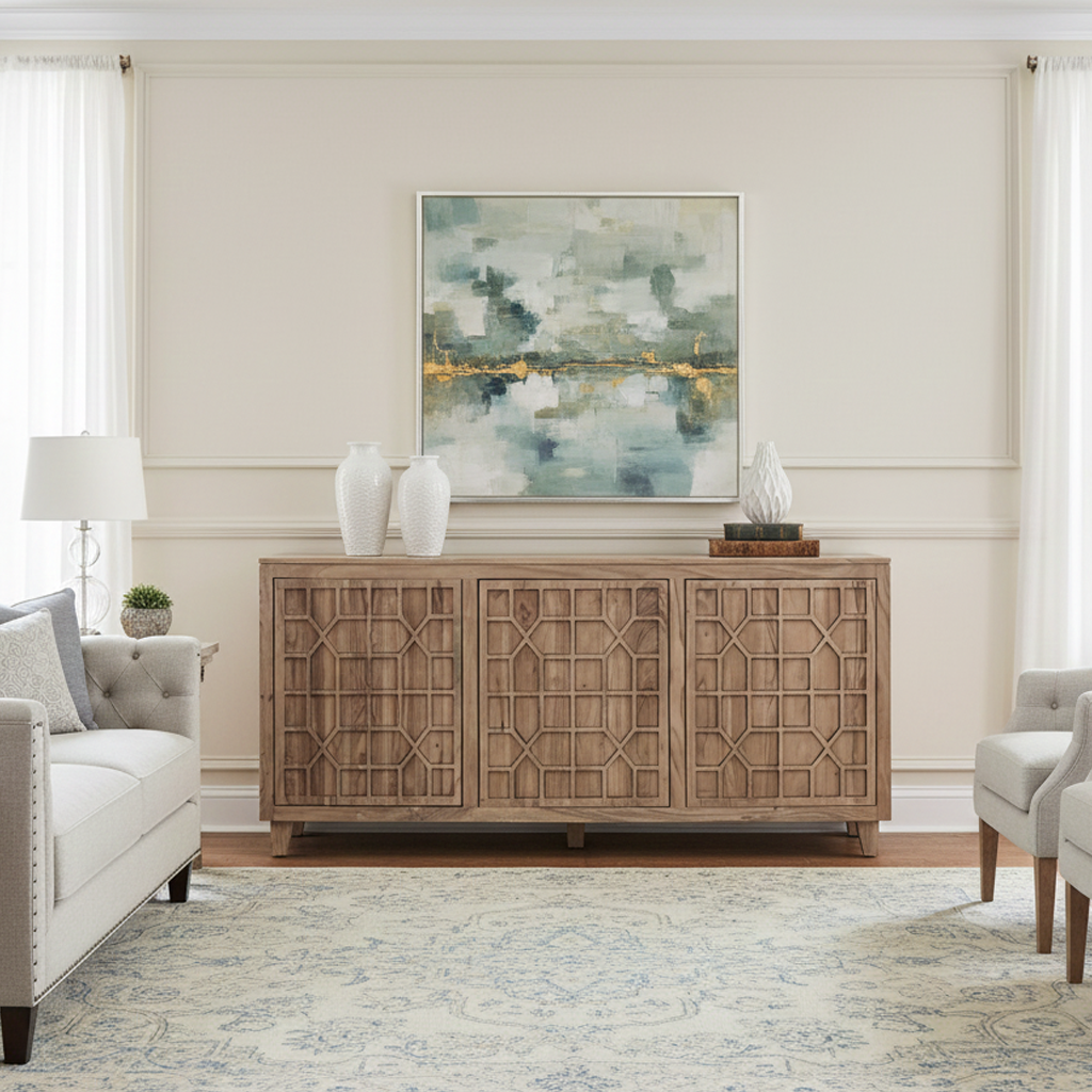 Aparador de 3 puertas | Acacia Punjab-II