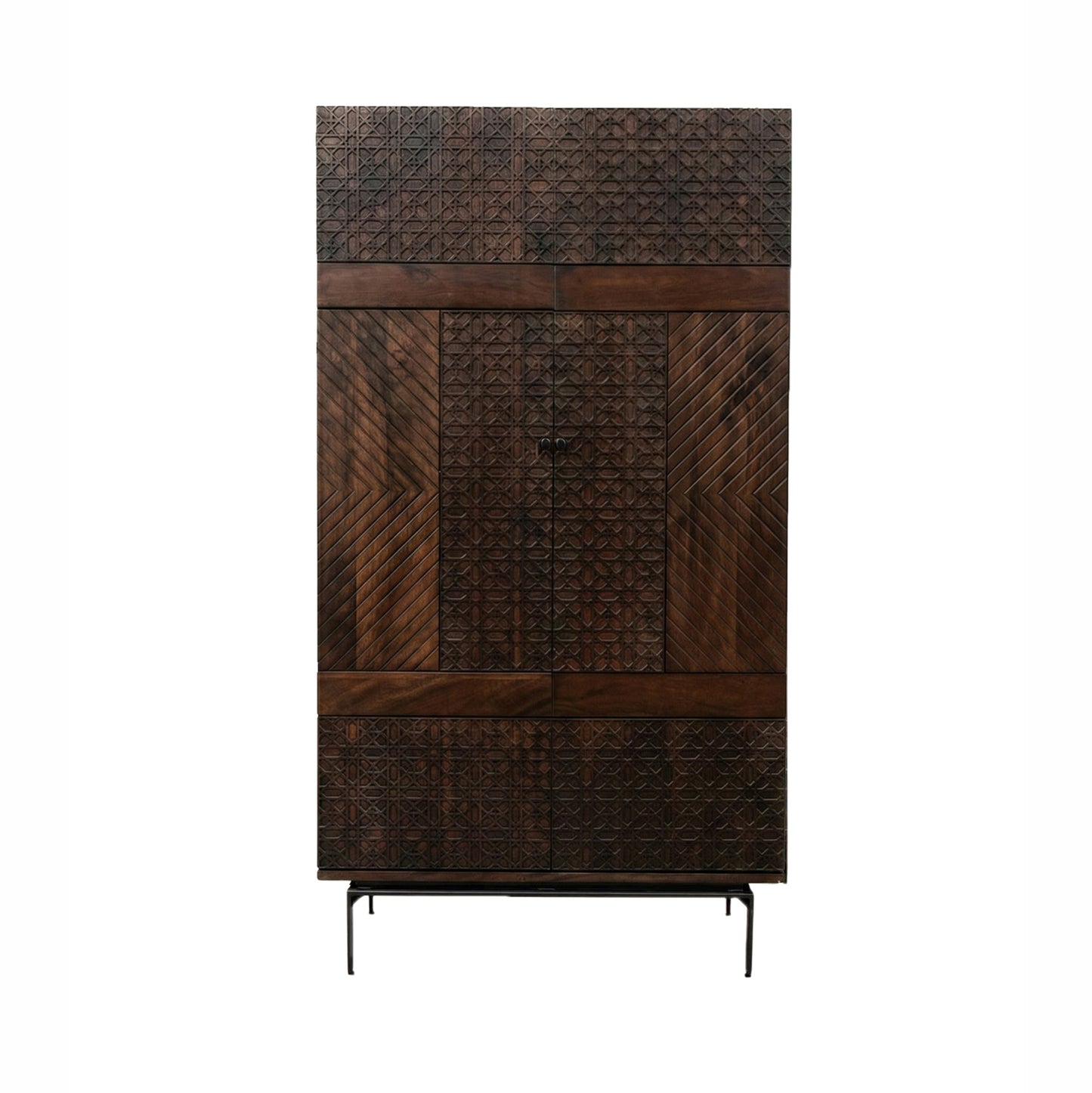 Mueble bar contemporáneo con 2 puertas