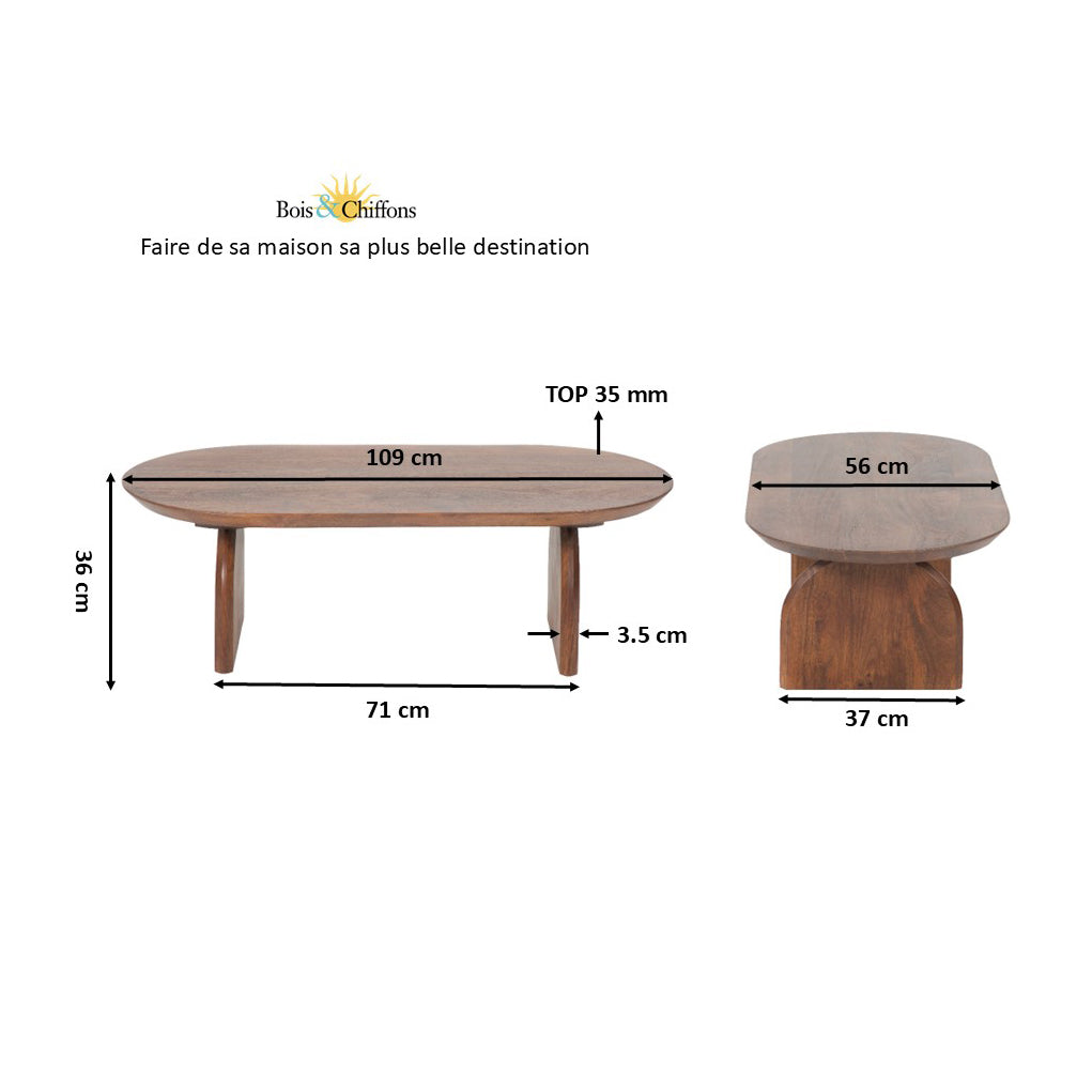 Table basse 110 cm | Ariel II