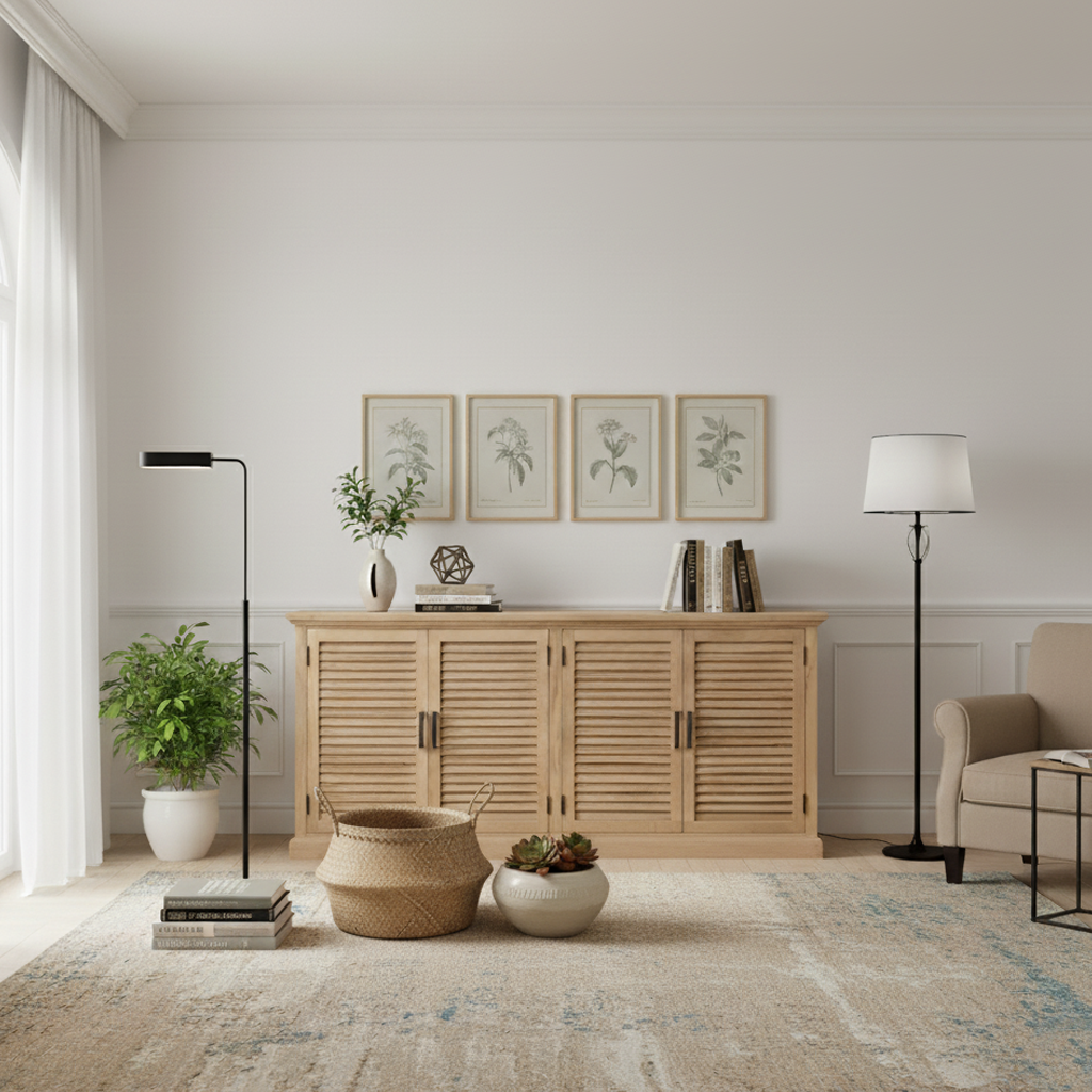 Buffet à 4 portes | Bois de manguier | Paran II