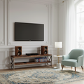 Móvel TV Chelsea com 2 prateleiras, 140 cm