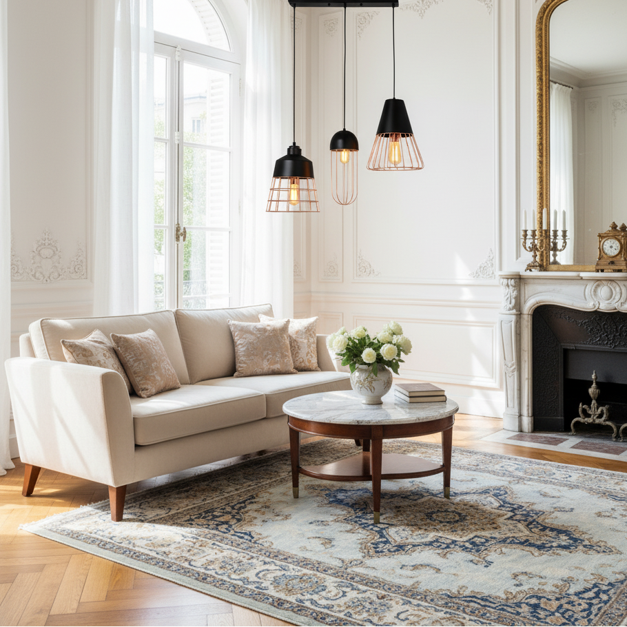 Suspension X3 Ligne Cage Rose