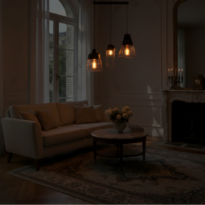 Suspension X3 Ligne Cage Rose