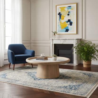 Table basse plateau marbre | Manguier Hurmon