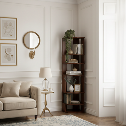 Bibliothèque Destructuree Châtaignier | Bois de manguier | Aranya