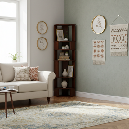 Bibliothèque Destructuree Châtaignier | Bois de manguier | Aranya