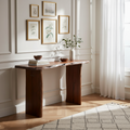 Console en bois massif Acacia Sansur avec finition organique