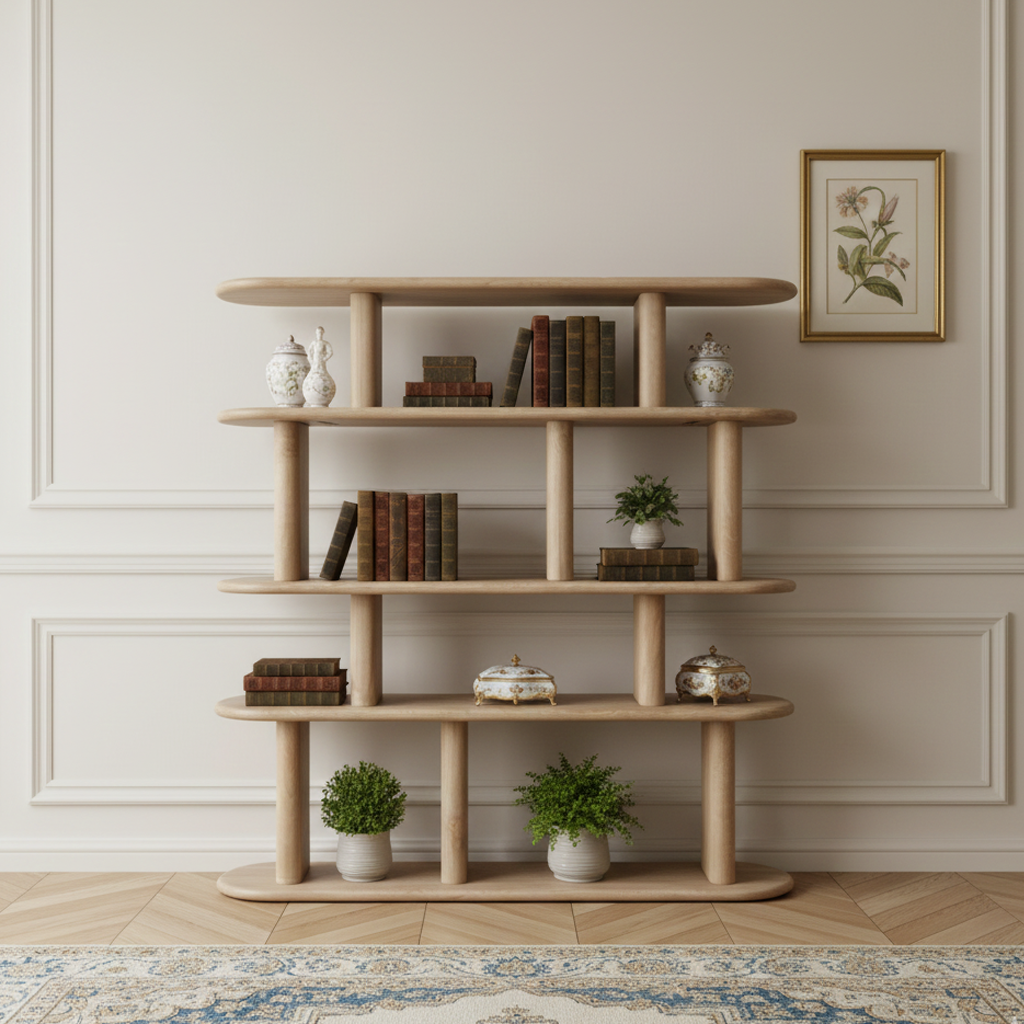 Etagère avec 4 etagère ouverte | Naturelle | Organic