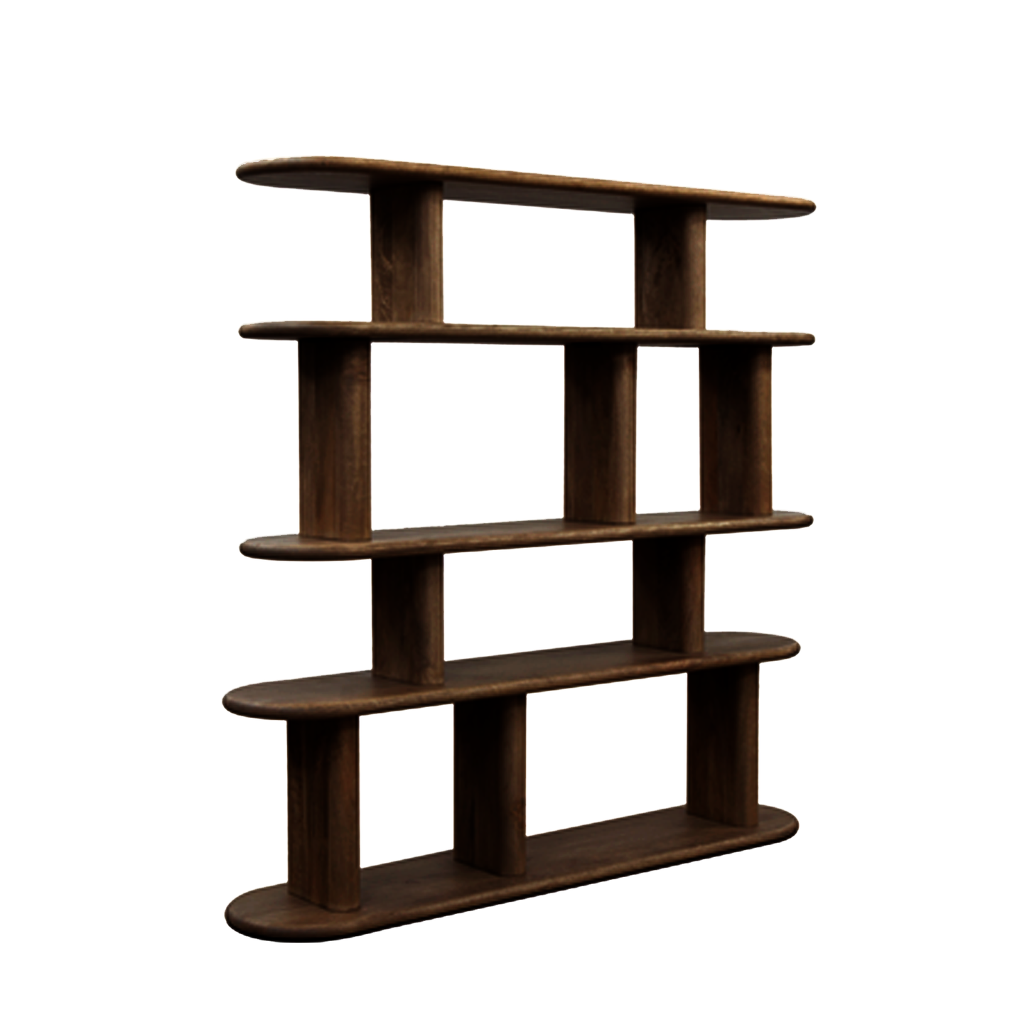 Etagère avec 4 etagère ouverte | Brun | Organic