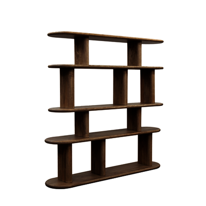 Etagère avec 4 etagère ouverte | Brun | Organic