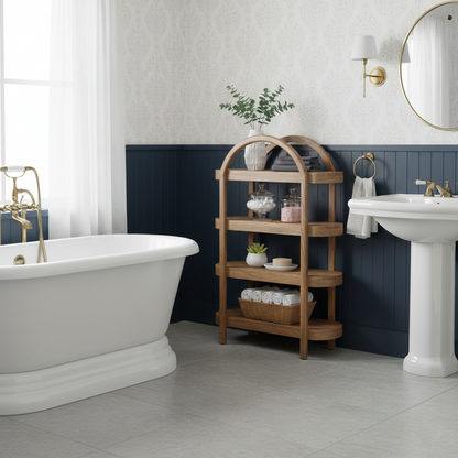 Etagere 4 étagères ouvertes | Acacia Finely