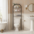 Etagere 4 etageres ouvertes en verre | Salem